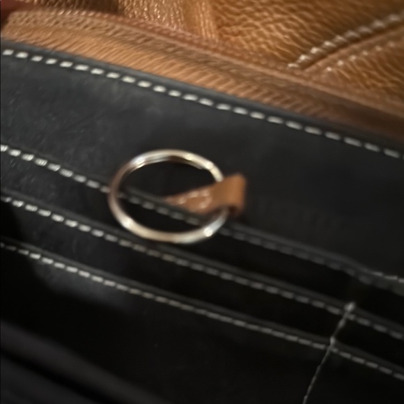 Tignanello Brown Leather Tote Bag - Picture 7 of 8